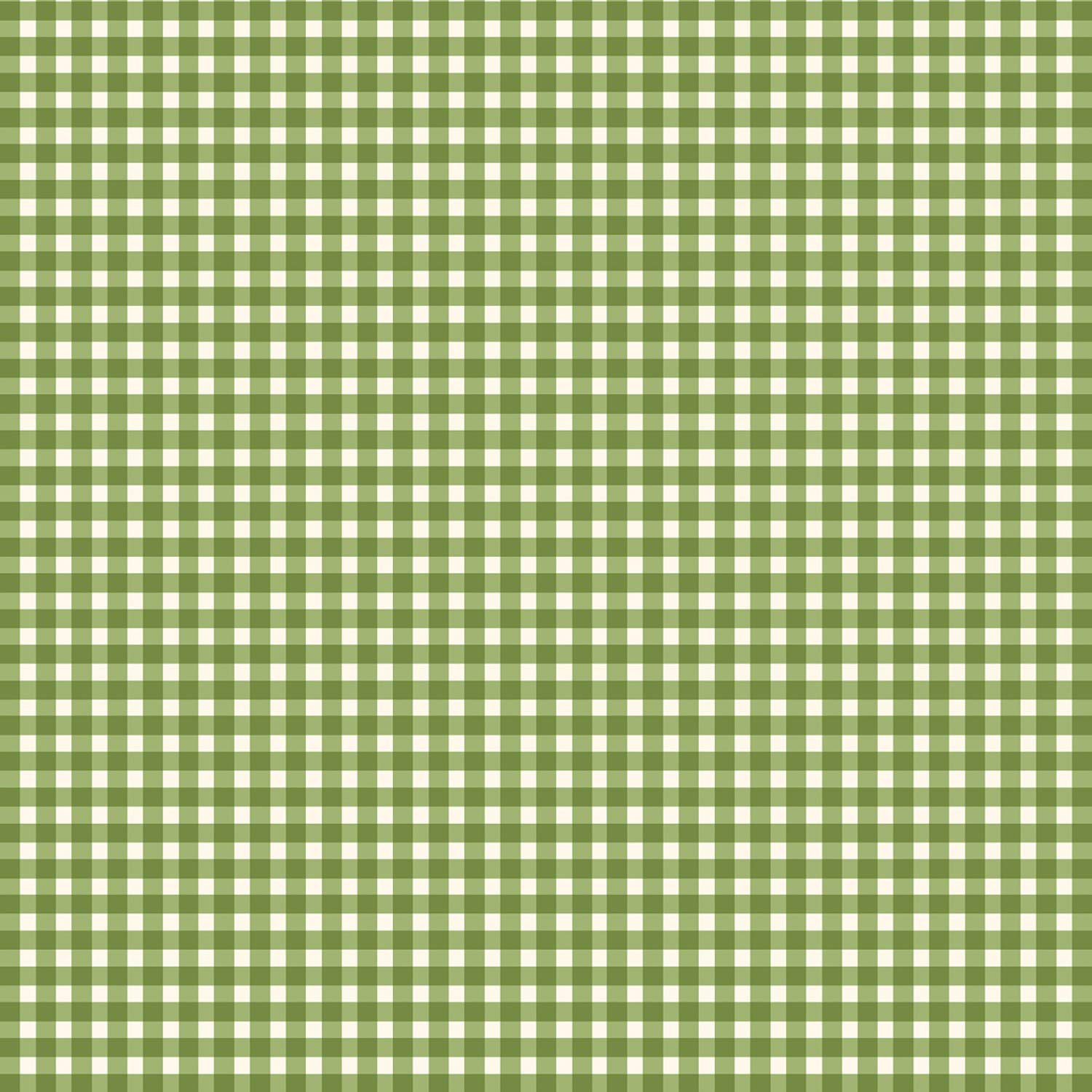 Spring Green, White, Gingham, Check, Accent Fabric, Beautiful Basics, Maywood Studios, MAS610-G7, by The Yard
