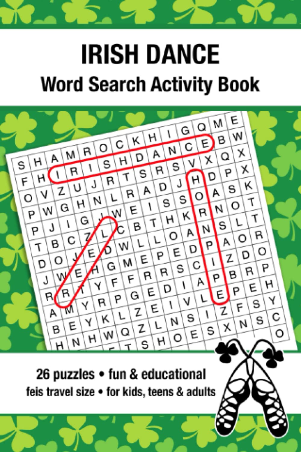 Irish Dance Word Search Activity Book: Feis Travel Size Puzzle Book Fun For Irish Dancers And Family