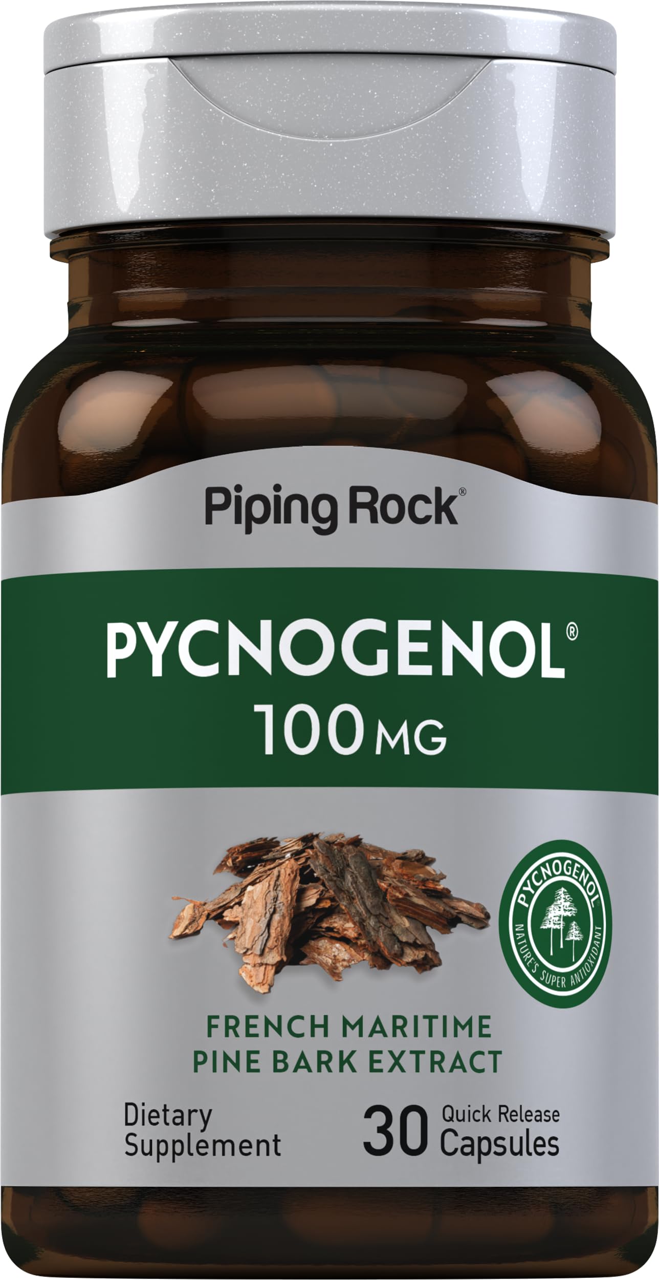 Piping Rock Pycnogenol 100mg | 30 Capsules
