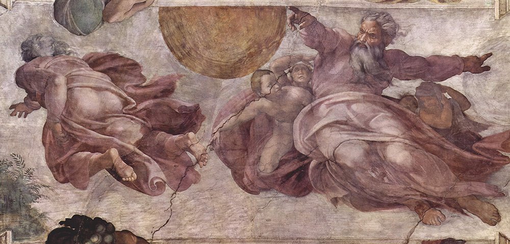 Michelangelo Sistine Chapel Section 8 - Poster mat archive et reproduction d'art