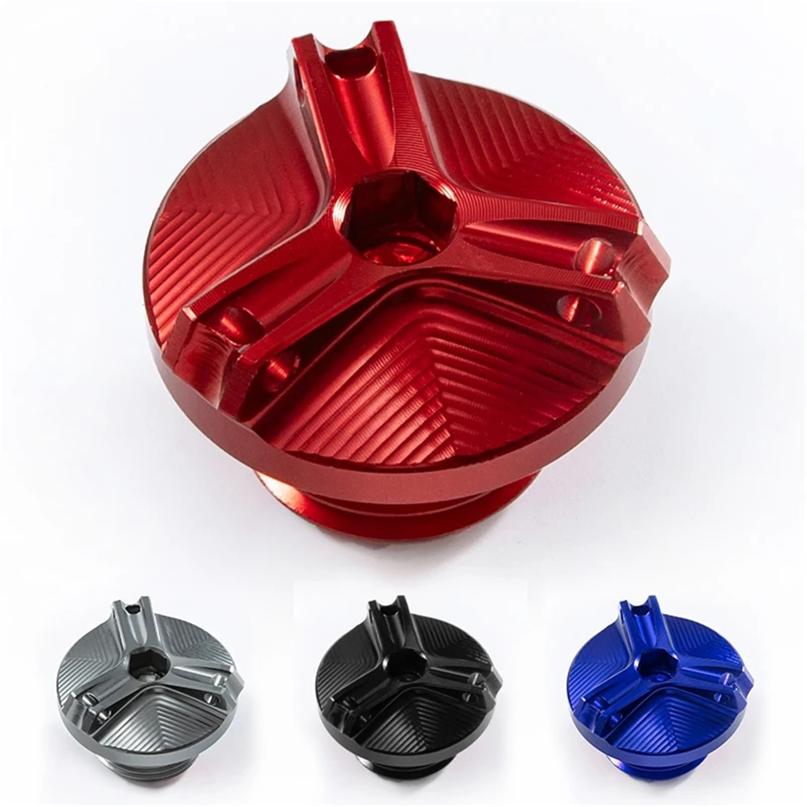 Bulloni del tappo dell'olio motore Accessori di protezione del rifornimento del carburante - Parti di prestazioni da corsa (verde, 5 pezzi)