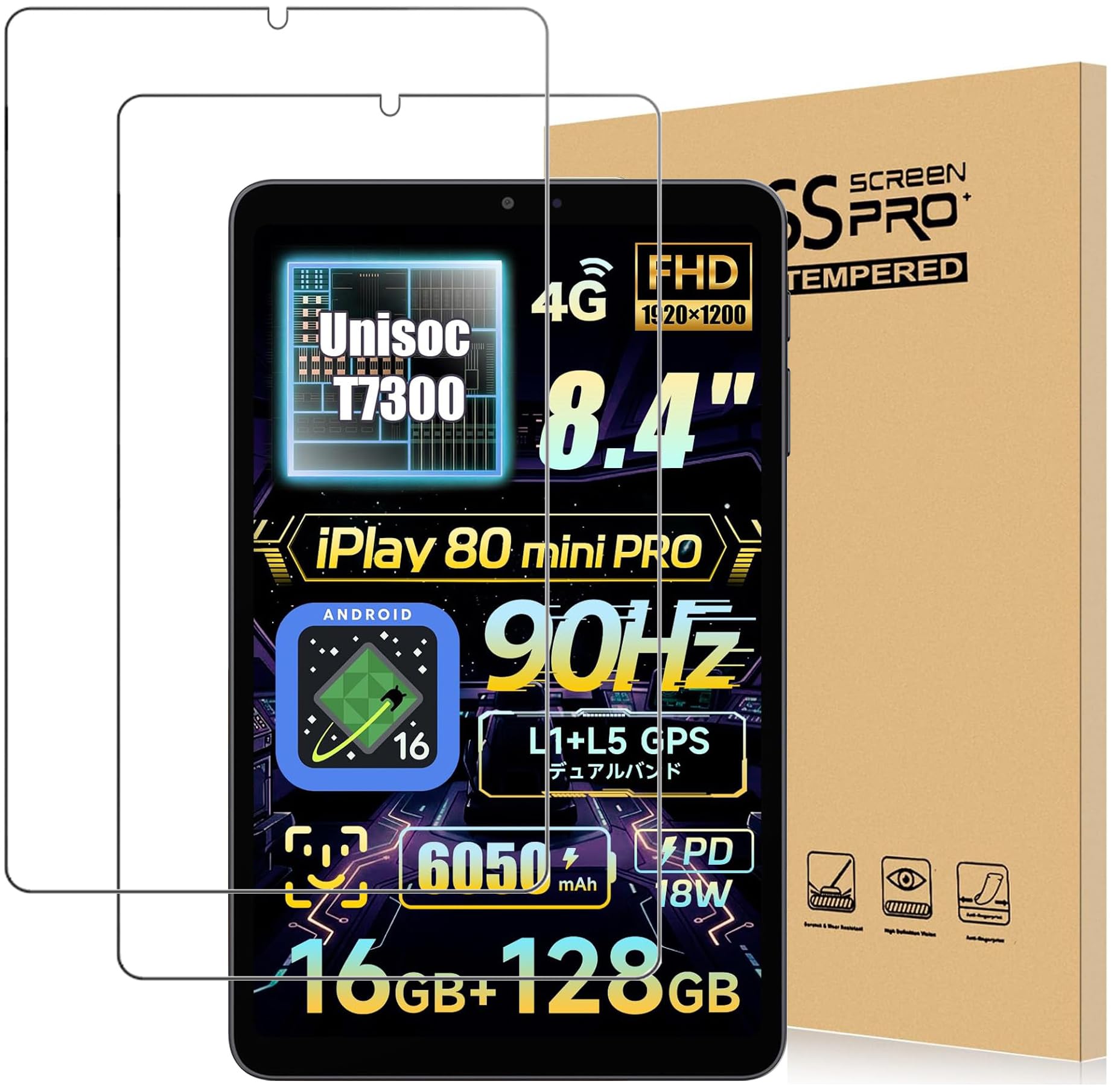 Amazon.co.jp: 【2枚セット】For ALLDOCUBE iPlay 80 mini Pro/BNCF