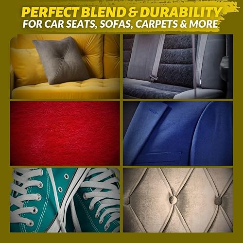 Miniatura 5 de COCONIX Kit de reparación de telas y alfombras | Repara desgarros, agujeros y quemaduras en tapicería de tela y alfombras, alfombras y ropa | Fácil