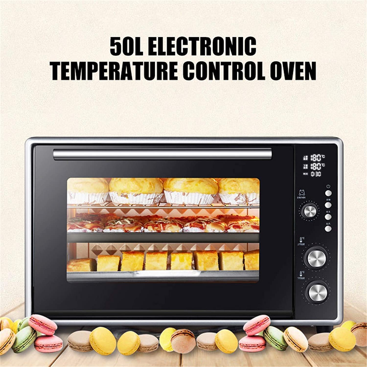 Forno Solo Forno A Microonde in Silver Tact Forno Elettrico Singolo Incorporato - Fornello Alogeno A Convezione Premium in Acciaio Inossidabile Ideale per Arrostire, Cuocere Utile