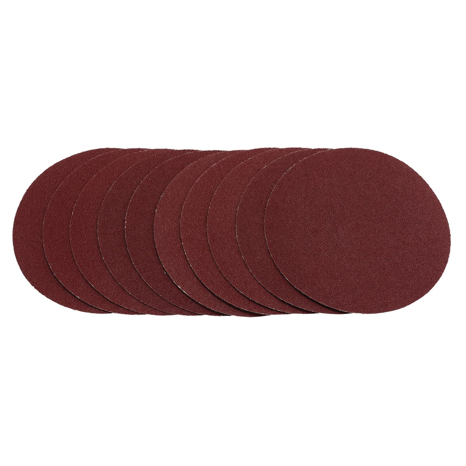 Draper 02694 Sanding Discs, 125mm, Hook & Loop, 80G (Pack of 10), 80 Grit - Image 2