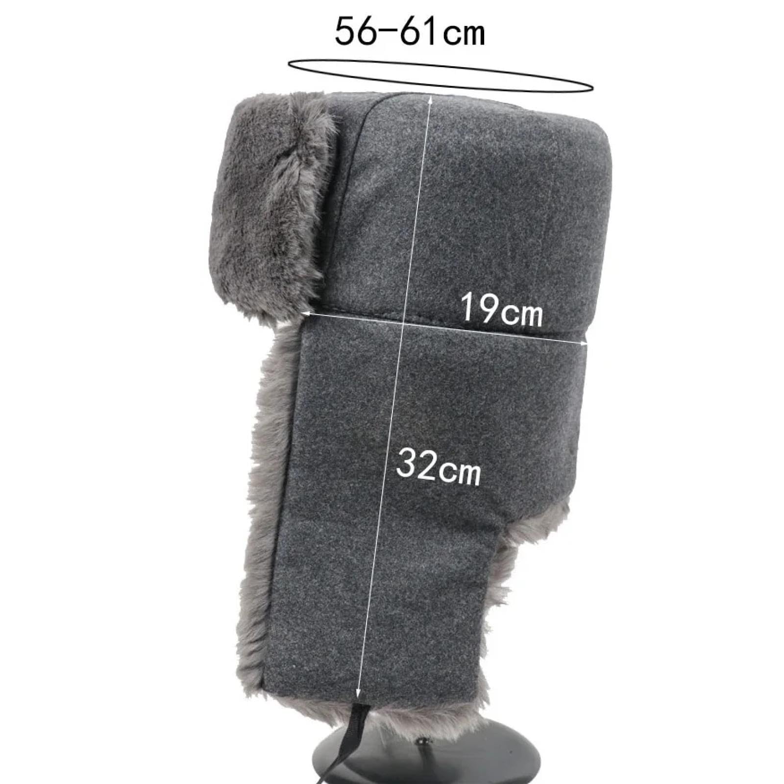 Gorros De Aviador Gorros Mujer Hombre Gorro Térmico De Invierno Gorros con Orejeras para Hombre