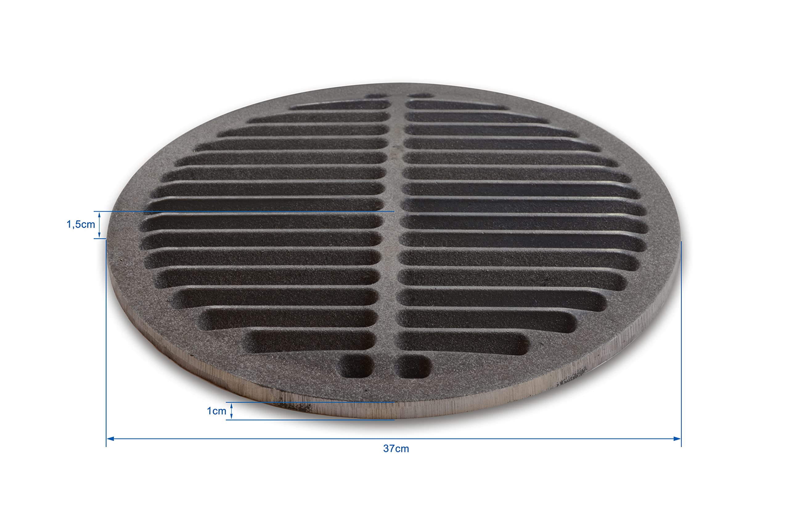 Runder Kaminrost Aus Gusseisen – Durchmesser 37 Cm, Für Kamine, Öfen & Grills