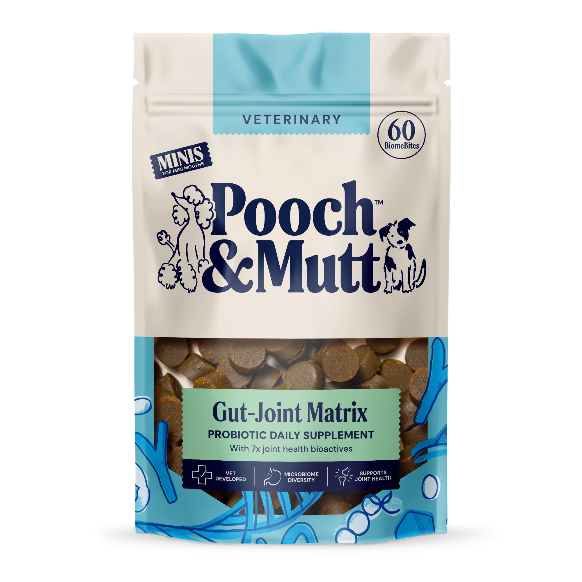 Pooch & Mutt - Gut Joint Matrix Supplement For Small Dogs, 1x90g