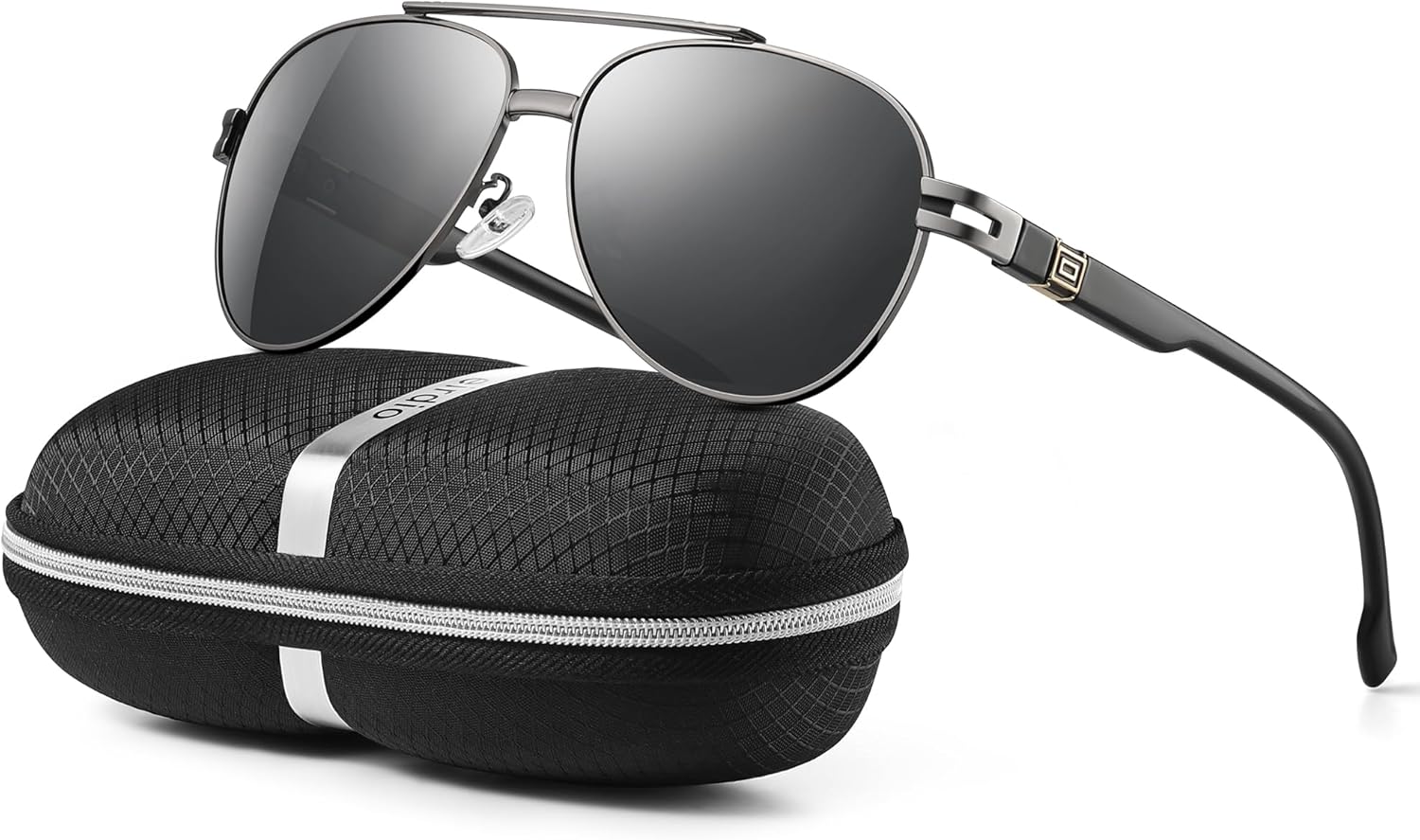 Polarized Aviator Sunglasses for Men Women- Fashion Shades Retro Sun Glasses Driving Lightweight UV Protection