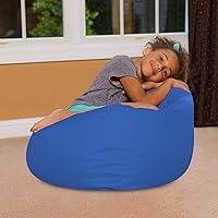 Vista 137 de Posh Creations - Puff para niños, adolescentes y adultos, incluye funda extraíble y lavable a máquina, tamaño grande de 38 pulgadas, lona con diseño
