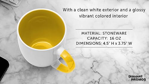 Miniatura 43 de Juego de 50 tazas de café grandes estilo bistro personalizadas de 16 onzas, paquete a granel personalizado, perfectas para café, té, expreso, cacao