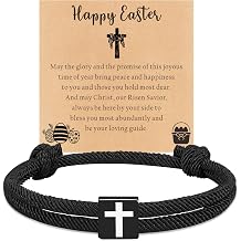 TAGOMEI Cross Bracelet for Boys Men, Joshua Birthday Gifts for Teens Boys