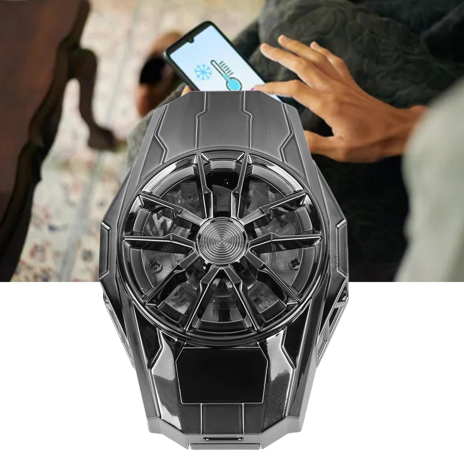 Raffreddatore per Telefono Cellulare, Radiatore per Cellulare a Semiconduttore Silenzioso Ricaricabile USB Ventola di Raffreddamento per Telefono Cellulare Magnetico Leggero