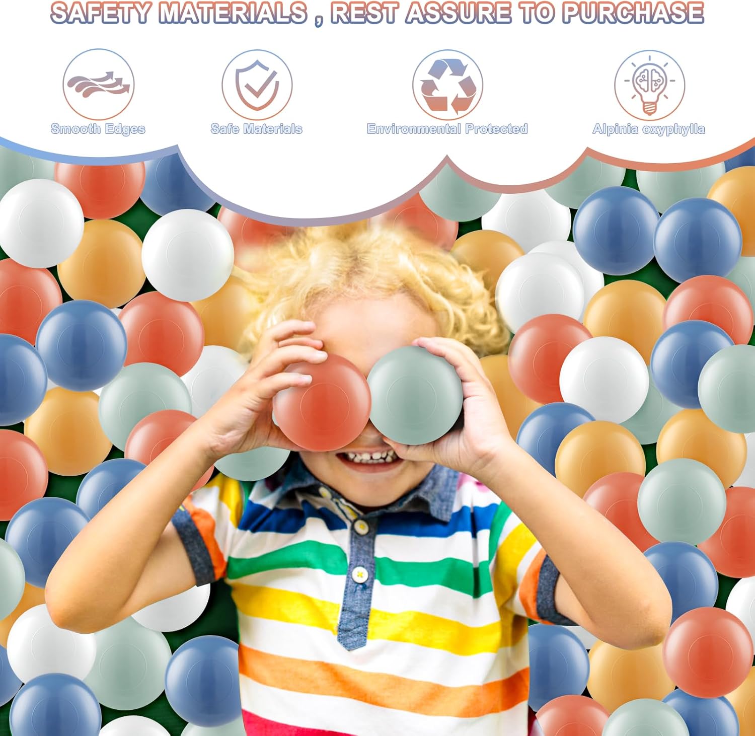 Clear Ball Pit Balls - Crush Proof Plastic Toy Balls for Boys and Girls
