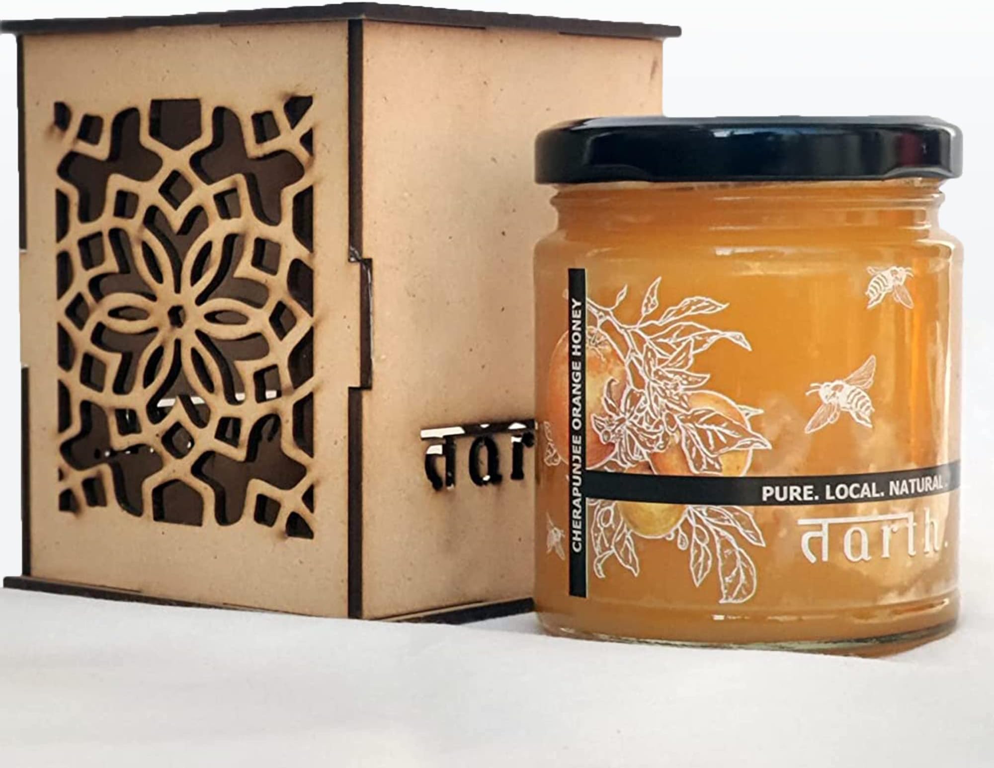Tarth Rare Raw Orange Honey| Meghalaya Mandarin Forest Honey |100% Pure, Raw, Organic, Unprocessed Honey