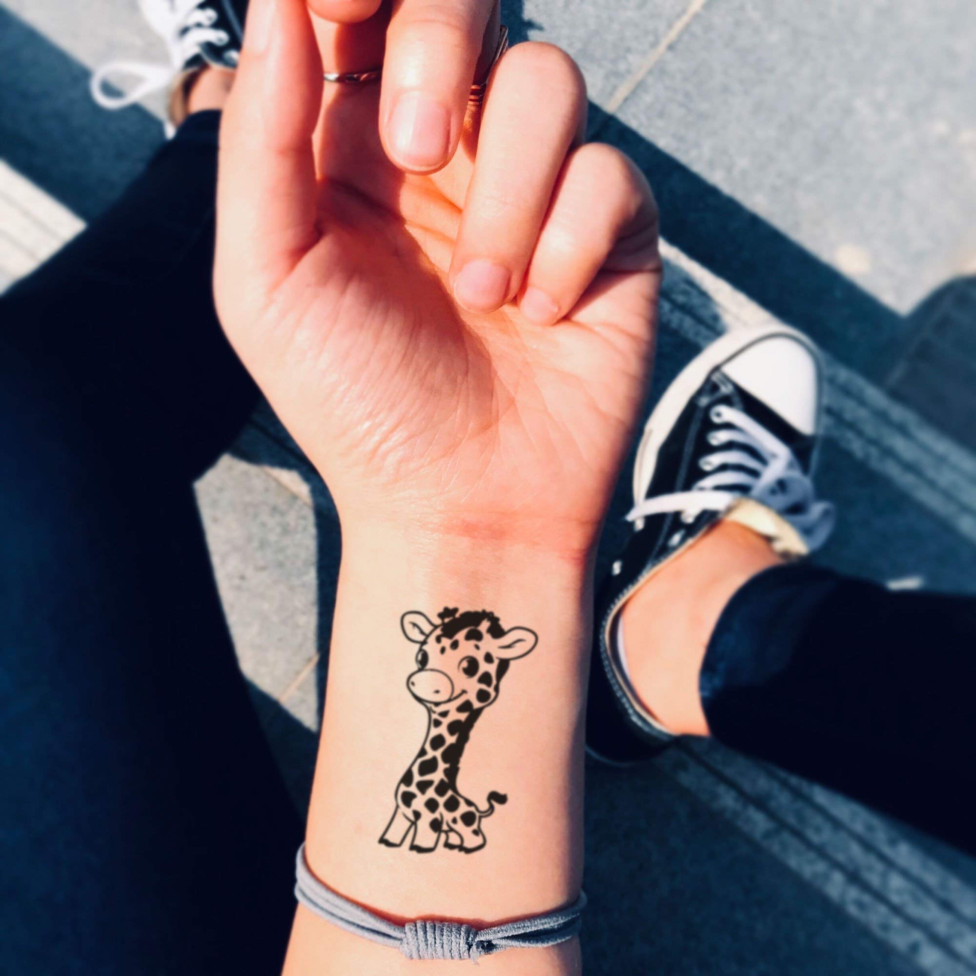 Tatuajes De Jirafas Bebes
