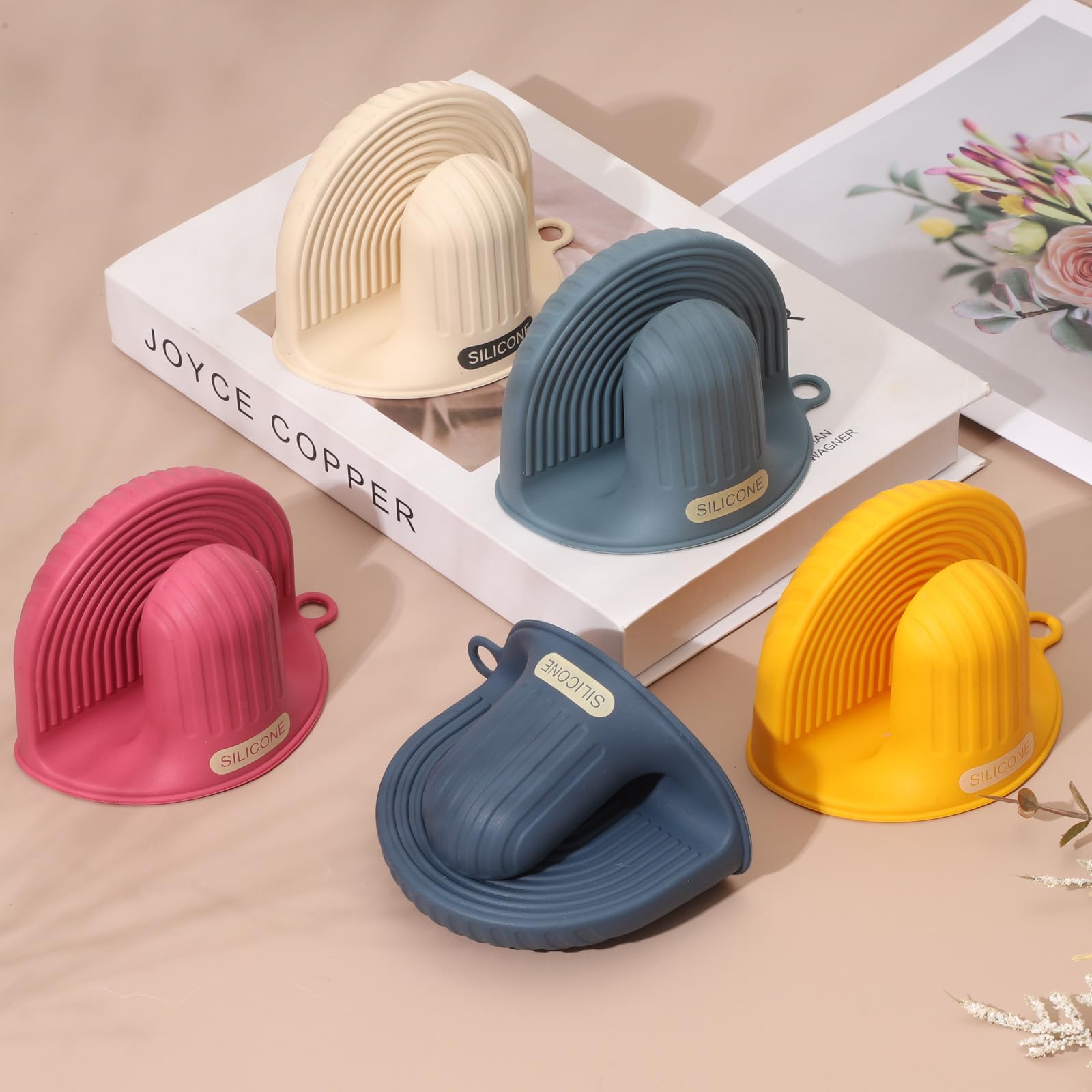 Presine da forno in silicone, antiscivolo e sicure