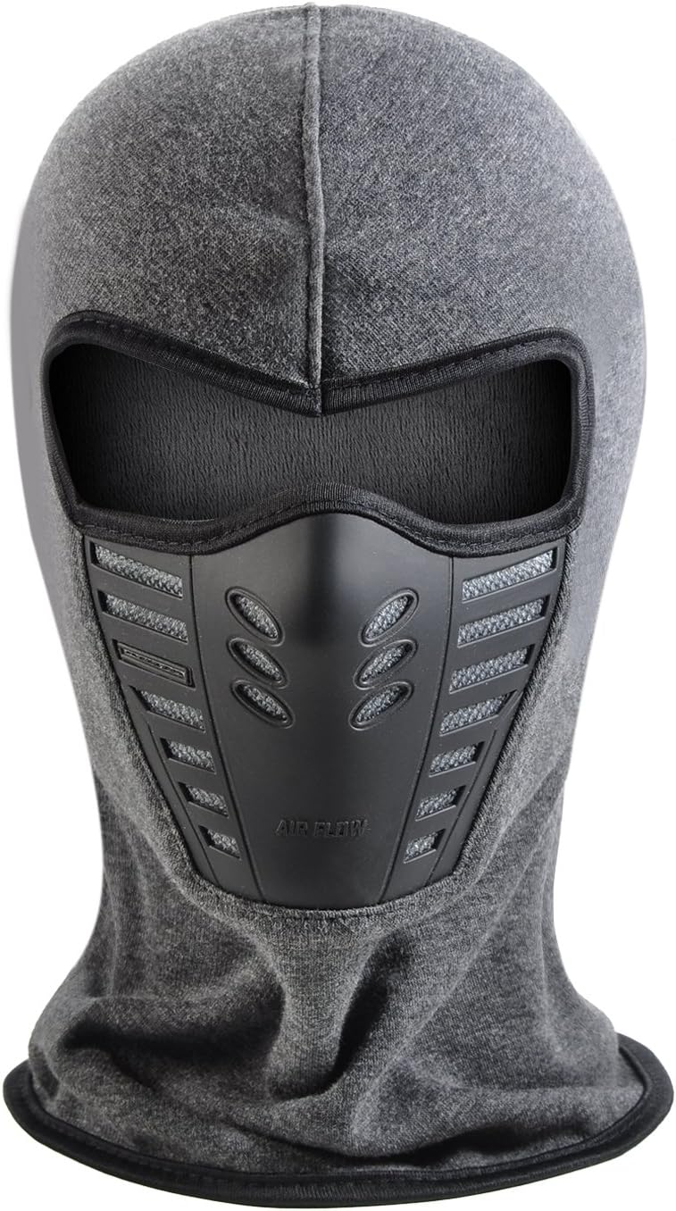 GG ST Balaclava Winter Ski Mask Windproof Fleece Warm Full Face Cover Anti-dust Hats for Men & Women