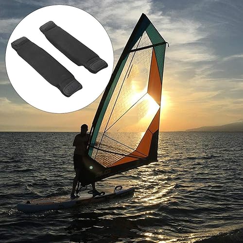 Miniatura 7 de Correas de pie de kiteboard negras, correa de pie para tabla de surf, un par para kiteboard tabla de surf, diversión al aire libre, kitesurf,