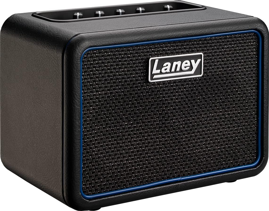 MINI-BASS-NX - Battery Powered Bass Guitar Combo with Smartphone Interface - Nexus Edition , Black , Small