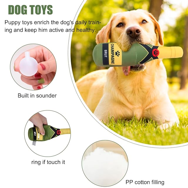 Foto 5 de 7 de Nizirioo Juguete para Perros chirriante, Juguete para Masticar, Juguete Peluche para Perros