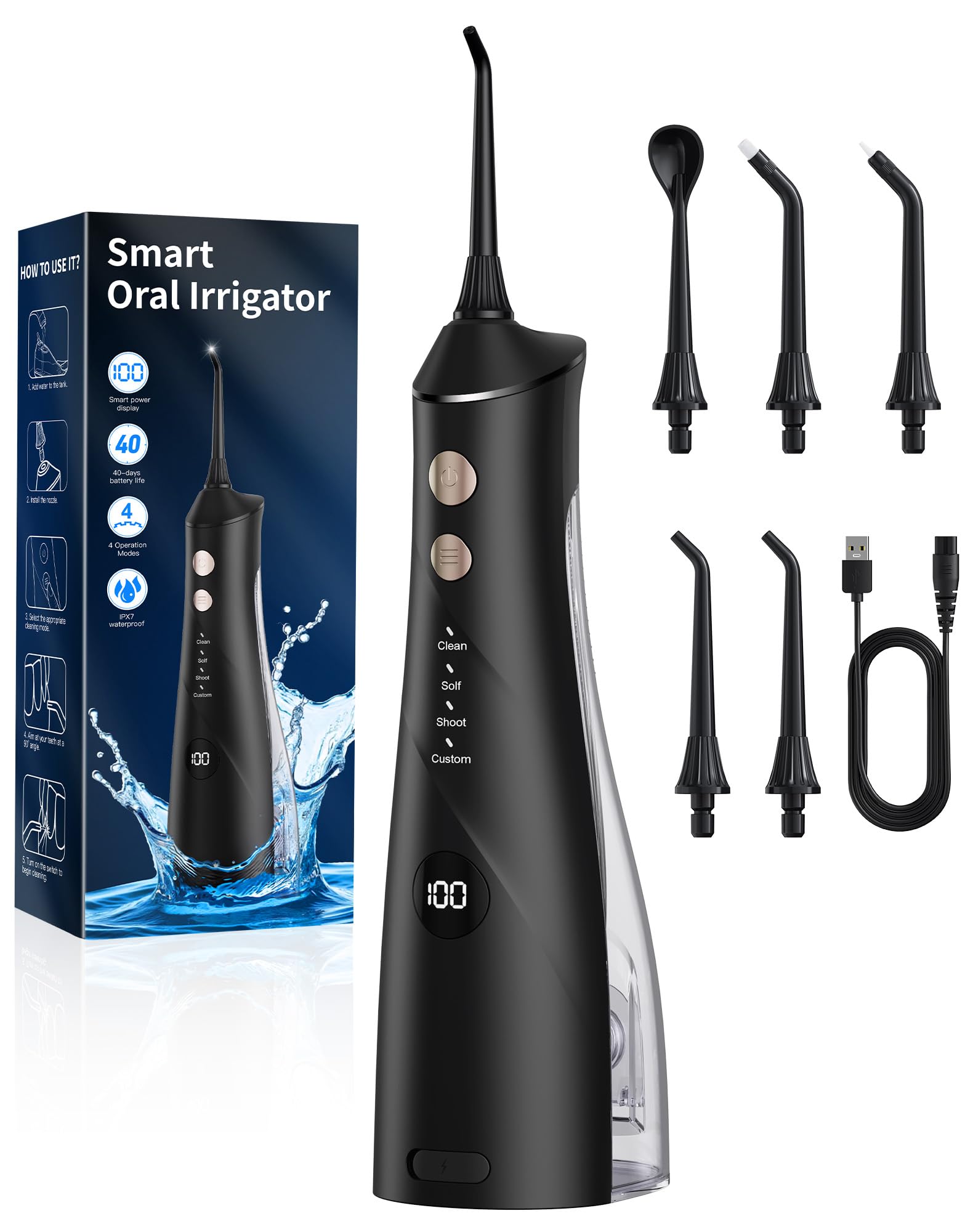 Water Flosser for Teeth Cordless