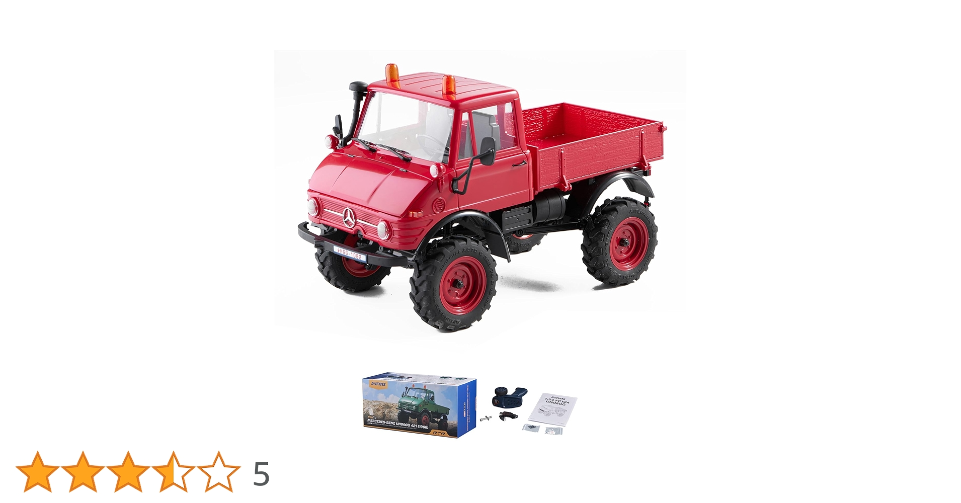 fms ベンツ ウニモグ 1/24 ホビーラジコン FMS 1/24 FCX24 Unimog 421 RTR | Realistic RC Car Adventure