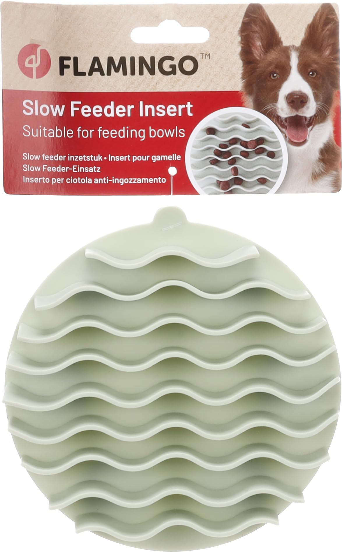 SLOW FEEDER INSERT KAJA LIGHT GREEN DIAMETER 15CM