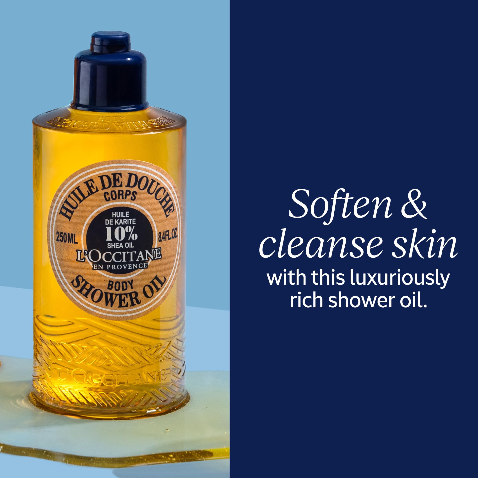 L'Occitane Karité olejek pod prysznic, 250 ml