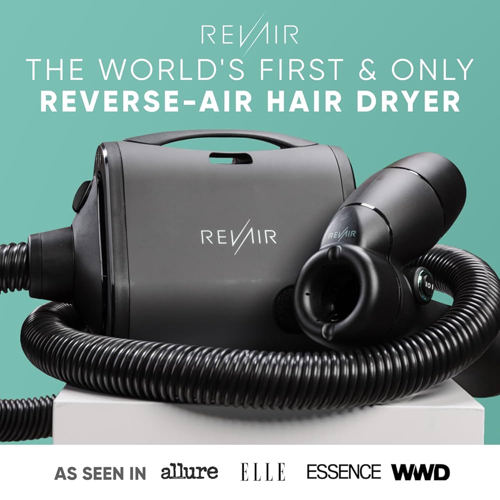 Revair ヘアドライヤー Amazon.com : RevAir Reverse-Air Hair Dryer - Starter Pack