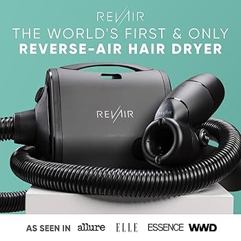 Revair ヘアドライヤー RevAir Reverse-Air Hair Dryer w/friction-free technology, 3
