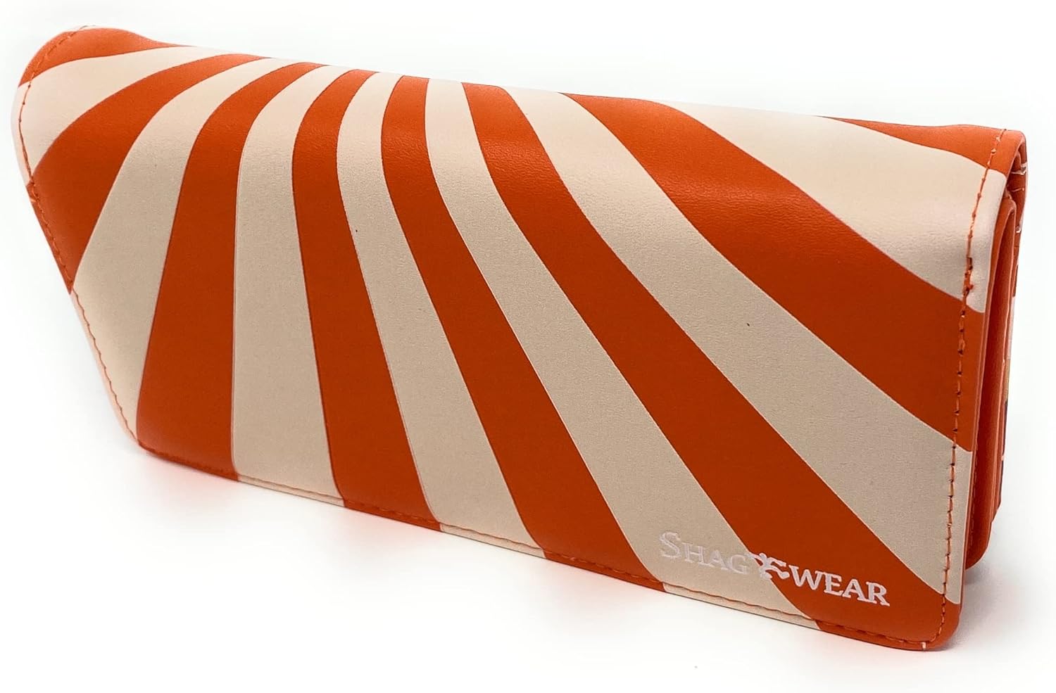 Shag Wear Cactus Southwest Desert Sunset Large Wallet for Women and Teen Girls Faux Vegan Leather 7" Orange - Image 2