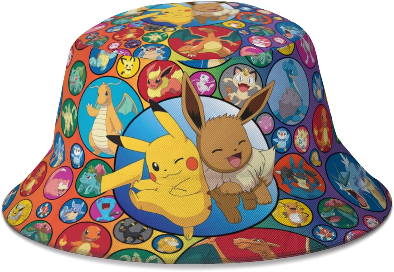 Miniatura 1 de Sombrero de cubo de dibujos animados para hombres y mujeres sombreros de cubo de anime sombrero de protección solar sombrero de pescador para