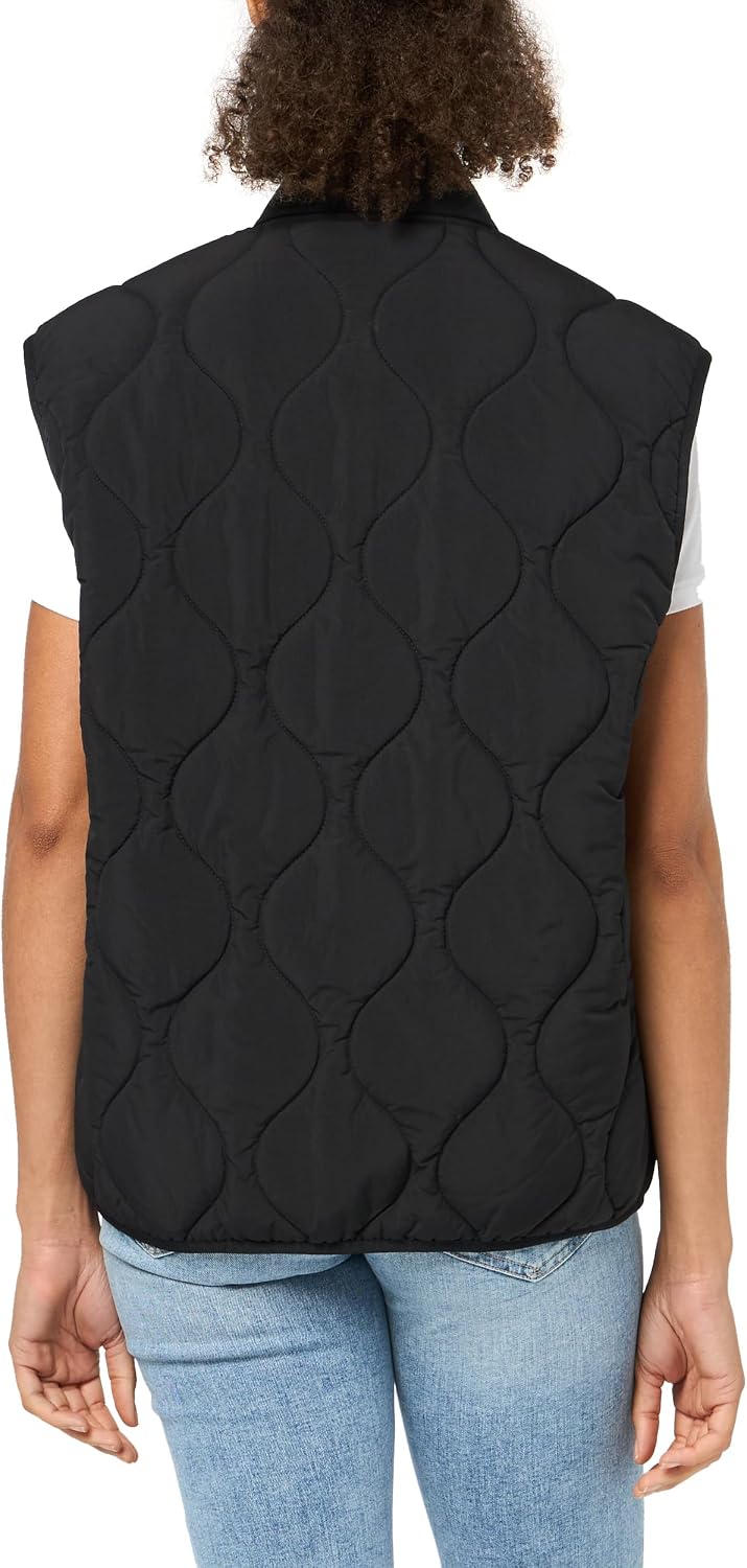 HUGO Men's Quilted Zip Up Bomber Jacket