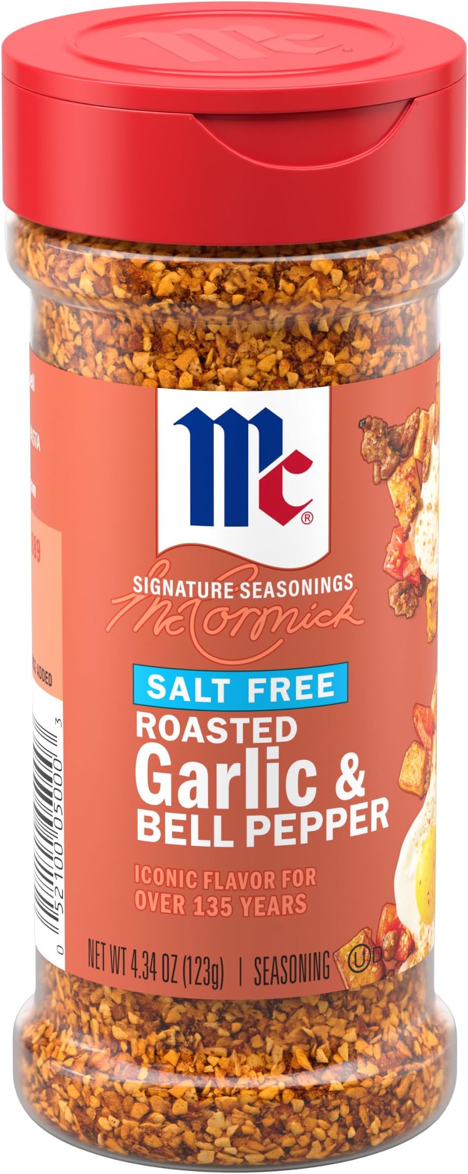 Salt Free Roasted Garlic & Bell Pepper Seasoning, 4.34 oz