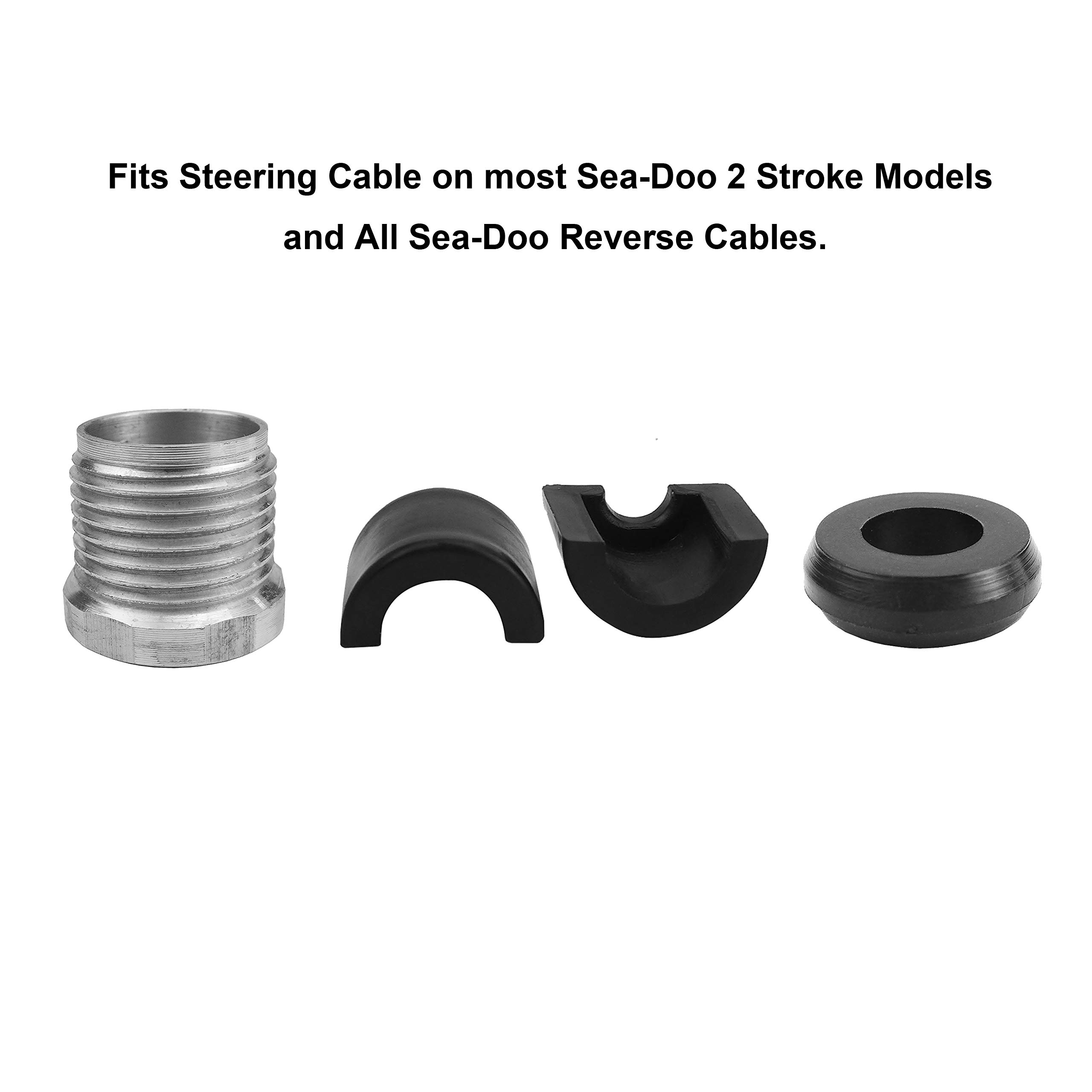 Amazon.com: Steering Reverse Aluminum Cable Lock Nut Kit Fit
