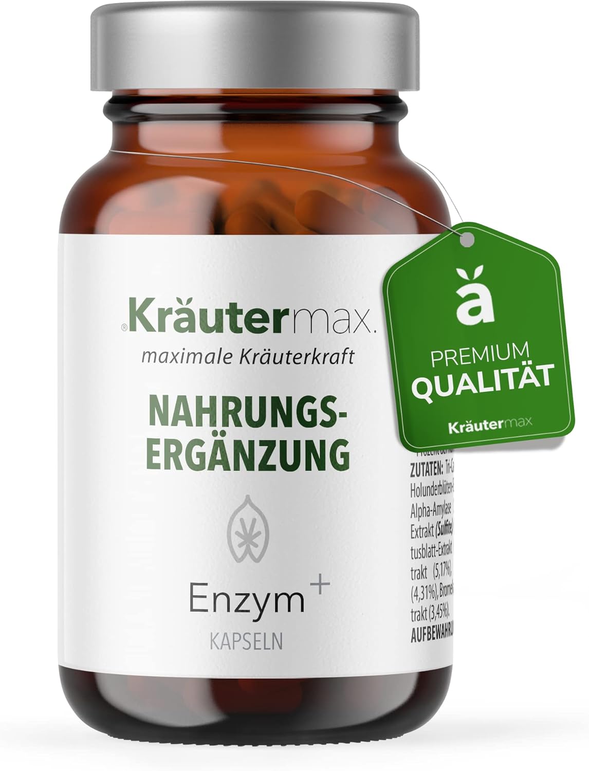 NEU! Kräutermax Enzym Komplex Enzyme mit Bromelain, Calcium, Alpha