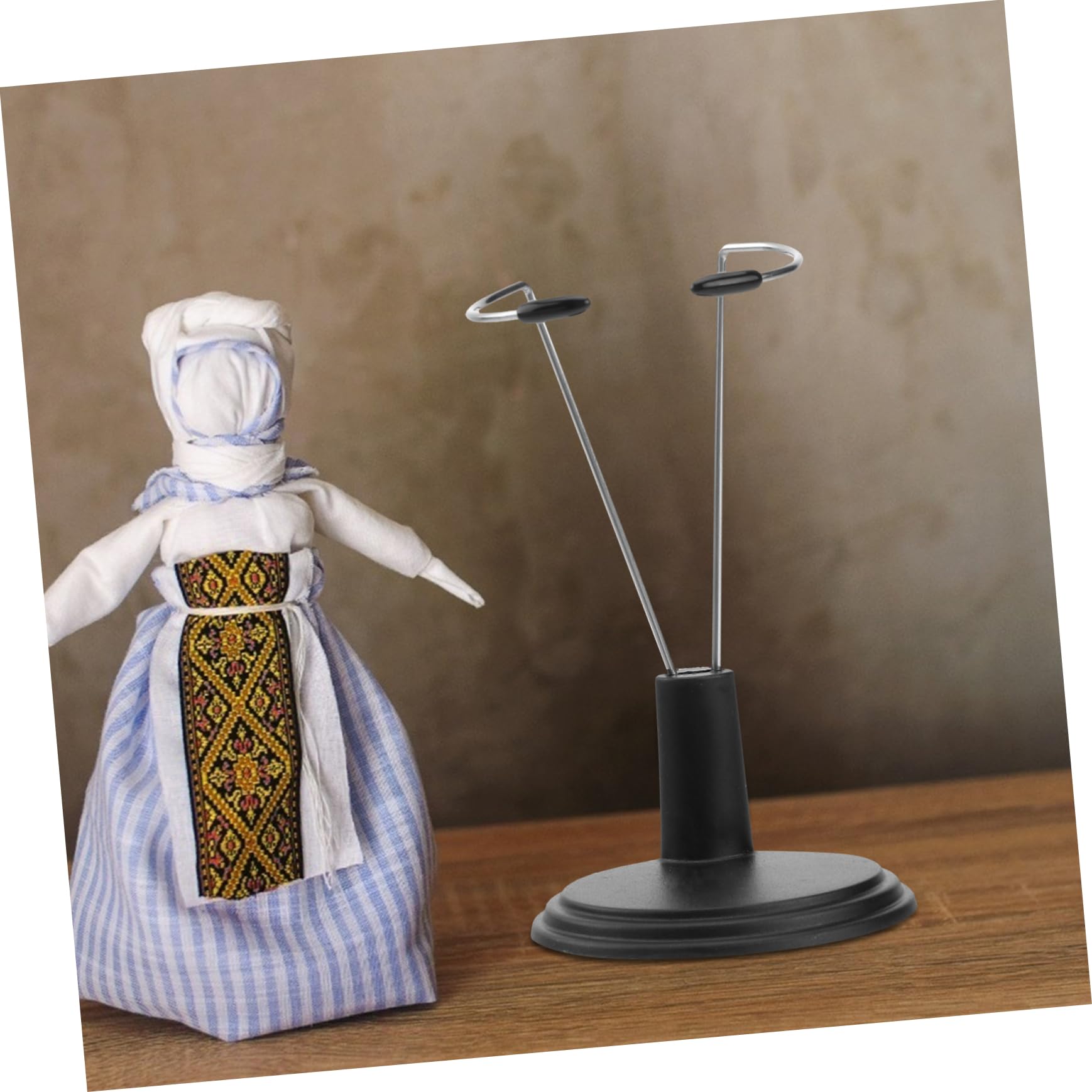 KICHOUSE Collectible Dolls Support Frame 15cm Doll Stand Rack Portable for Market