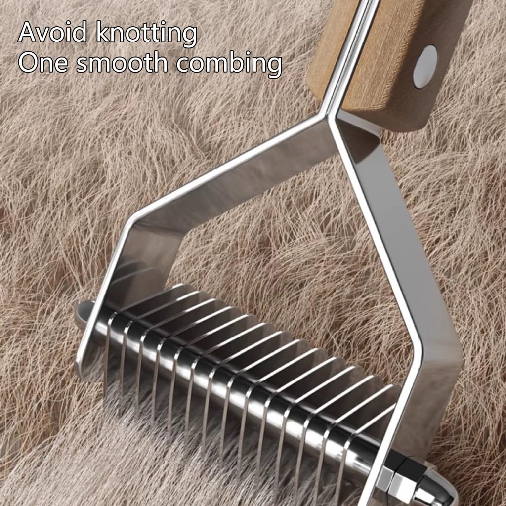 Brosse à poils d'animaux pour chats/chiens - Peigne de massage pour enlever les poils courts