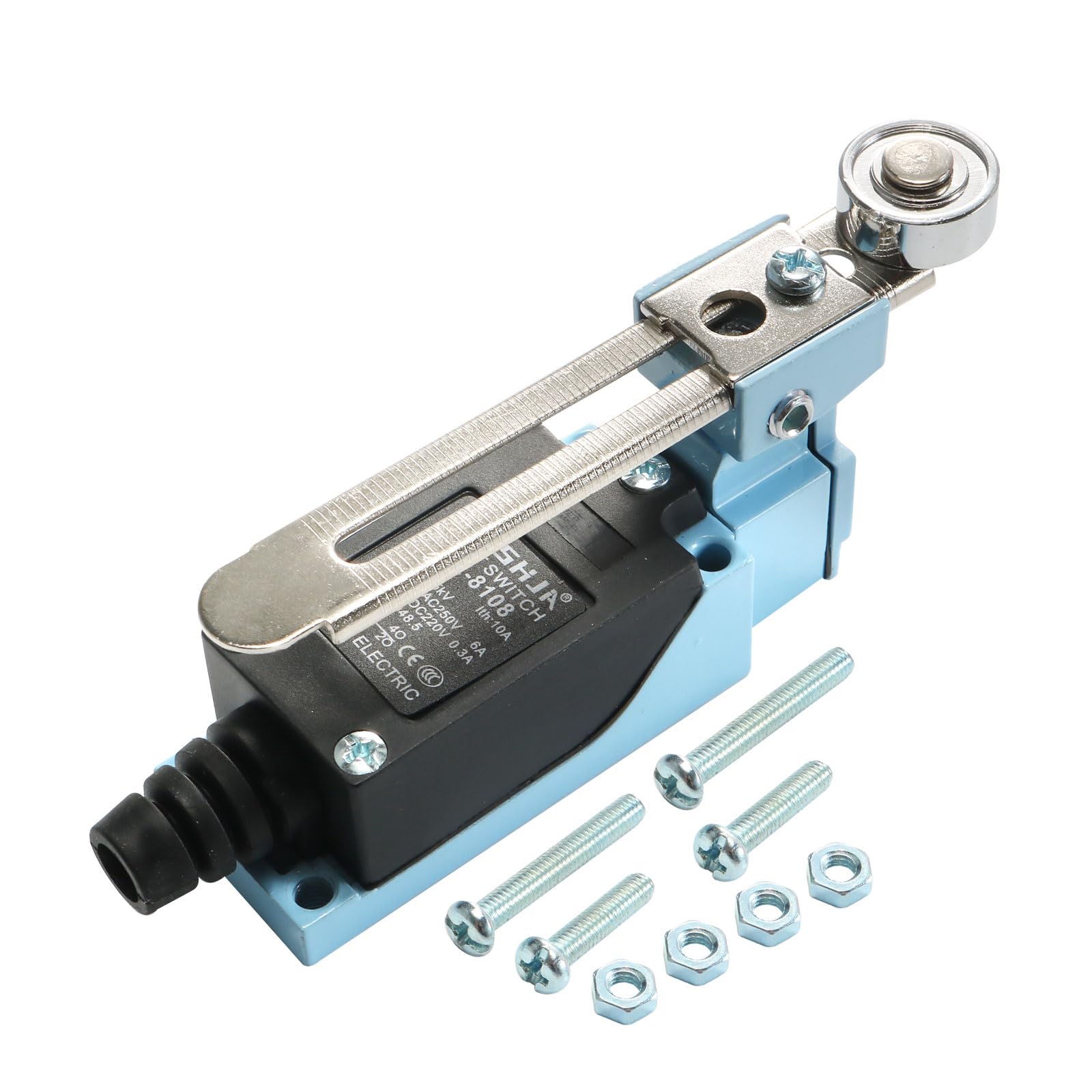 Amazon.com: uxcell TZ-8108 Momentary DPST Adjustable Roller Arm