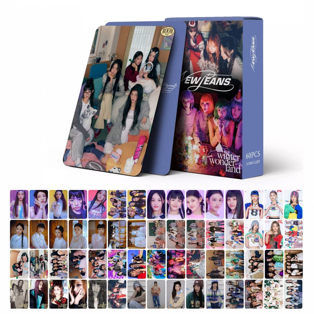 Buy Goodern 60PCS New Jeans Lomo Cards New Jeans Postcards New Jeans