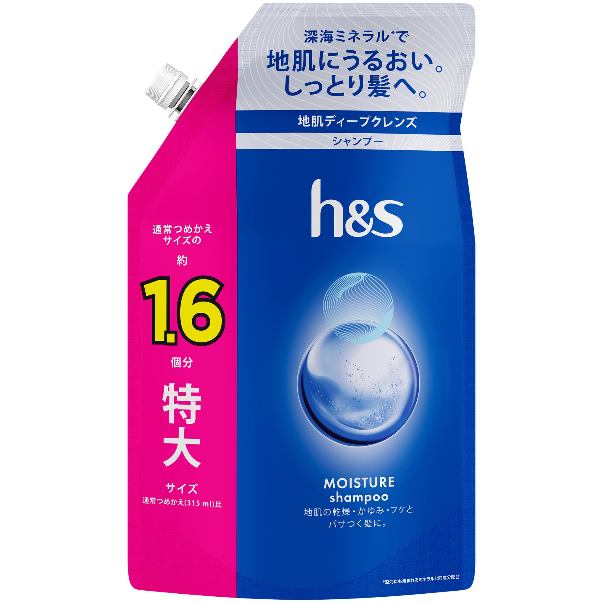 h&s モイスチャー シャンプー 詰替え 特大 500mL
