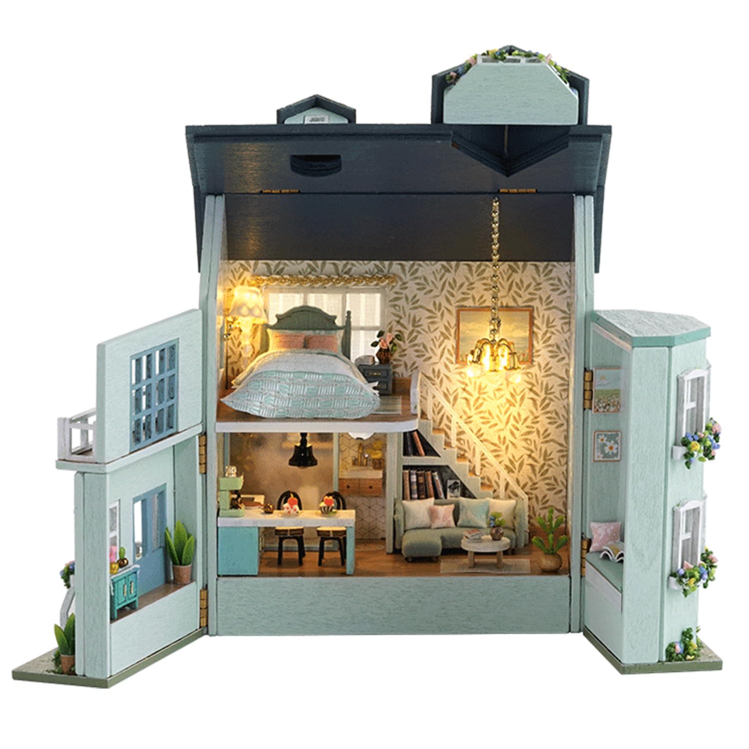 Amazon | Roroom DIY ミニチュア 家具 ドールハウスキット ミニ 3D
