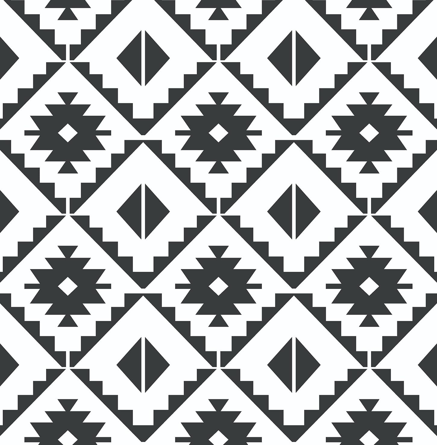 NextWall Faux Southwest Tile Peel and Stick Wallpaper