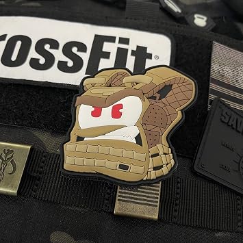 Grumpy WOD Murph Carrier Morale Patch - Sand