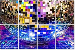 8 Pack Acoustic Panels Shiny mirror ball colorful highlights Acoustical Soundproof Wall Panels Sound Absorbing Panel Reduce Room Echo Reverberation Acoustic Treatment