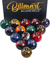 Billmart Bolas de bilhar premium acessórios para mesa de bilhar 5,8 cm tamanho regulatório 16 bolas de bilhar conjunto de bilhar