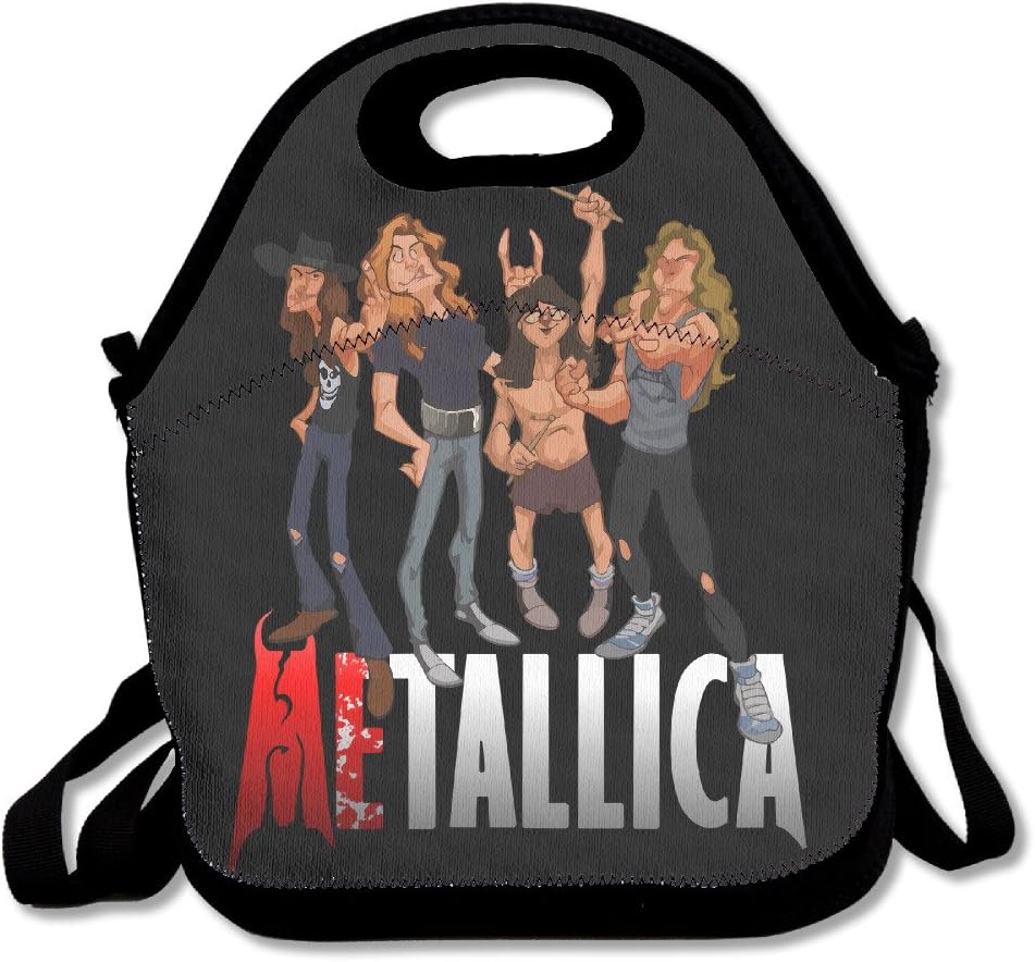 IEUBAG Lunch Bag Metallica Heavy Metal LOGO Lunch Tote Lunch Box For Women Men Kids With Adjustable Strap