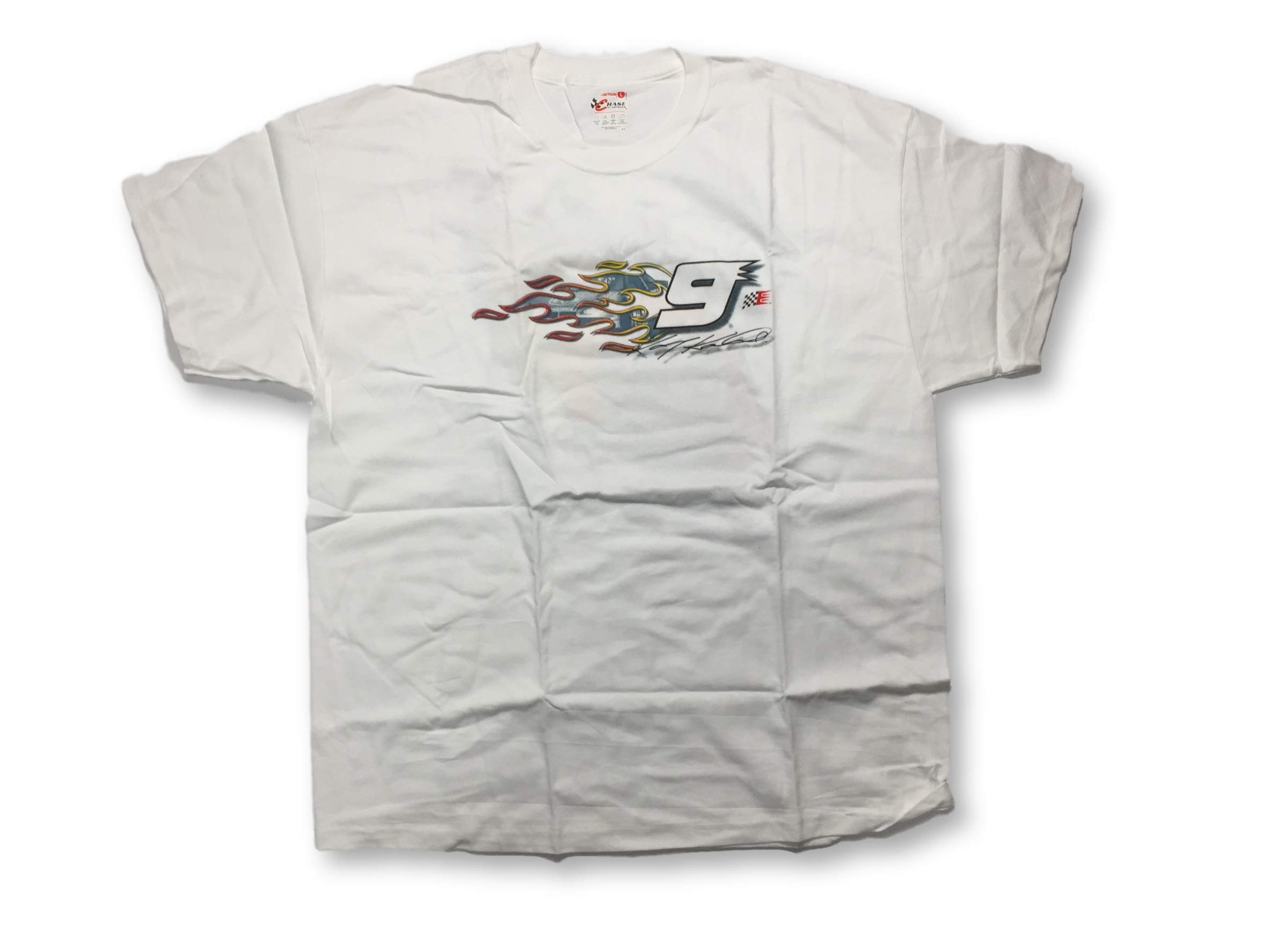 NASCAR Kasey Kahne #9 Rookie Year Fire Flames Series Vintage 2 Sided Trackside T-Shirt