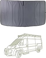 Vista 10 de VanEssential Cubierta Aislante con Oscurecimiento Total para Ventana de Tripulación Diseñada para RAM Promaster Marco de Ventana de Metal Desnudo